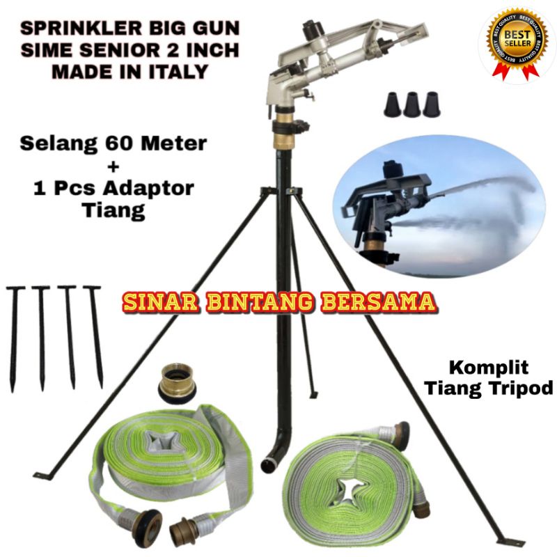 PAKET SPRINKLER BIG GUN SIME SENIOR TANPA POMPA PEMADAM
