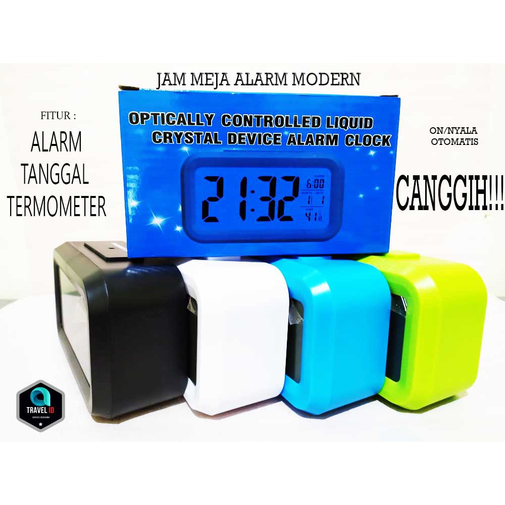 Jam Meja Pintar / Digital Desktop Smart Clock - JP9901 - JAM WAKER ALARM FUNCTION