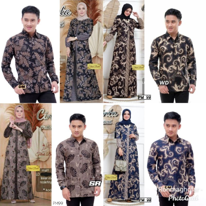 Maura Couple - Sania Ruffle Batik Couple Ori Ndoro Jowi DNT Garansi Termurah Shopee - Adelia Classic