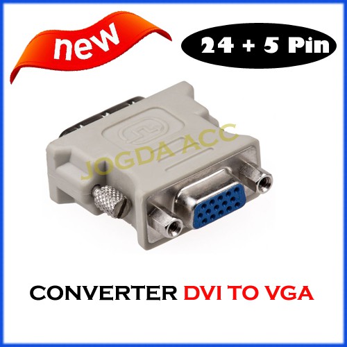 Konverter Dvi Ke Vga 24+5pin Competible