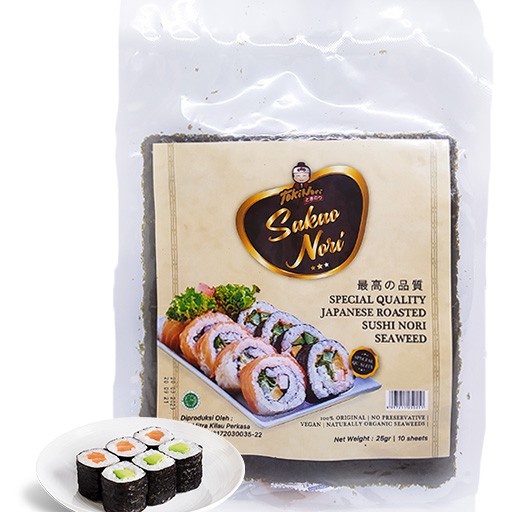 

[NEW] TOKINORI SAKAO NORI 10 SHEET 25 GRAM (10LEMBAR)