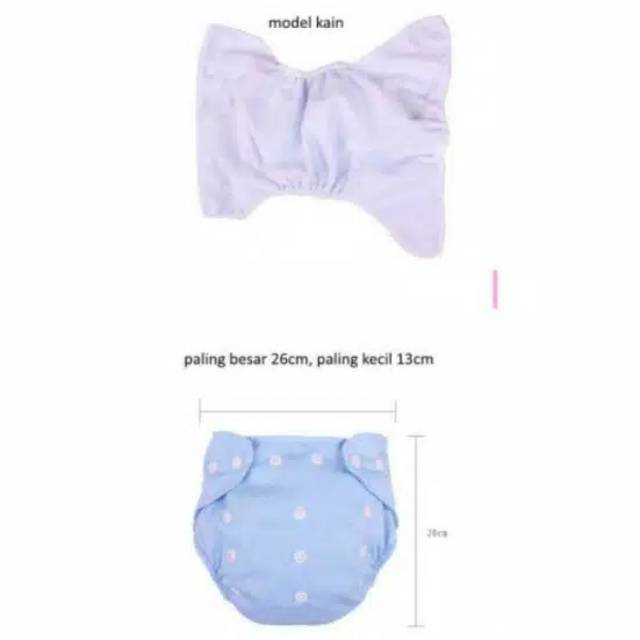 Popok Kain Berkancing Popok Bayi Anti Bocor Diapers Bisa Dicuci Ulang Clodi Diaper