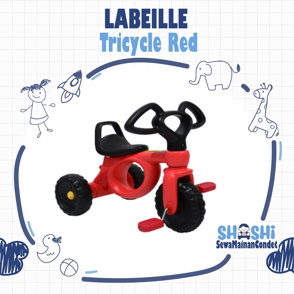 Sewa  Labeille Tricycle Red