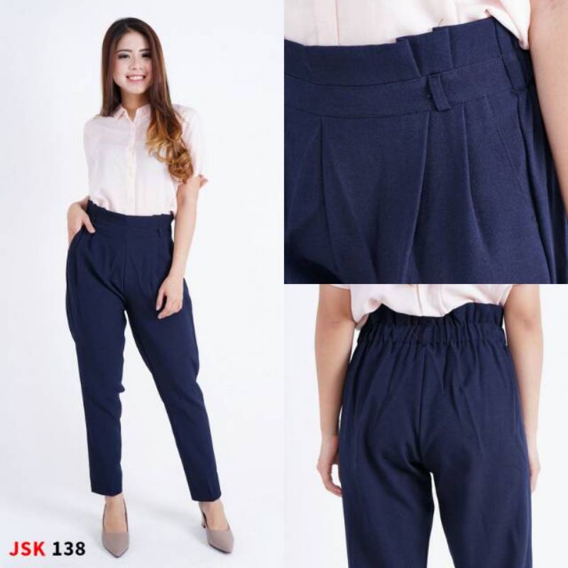 Celana Bahan JSK Kantoran manggo pants Wanita