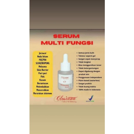 serum closiana isi 6 botol 10ML fre member ISI 6 BOTOL/10ML dijamin original 100% agen resmi