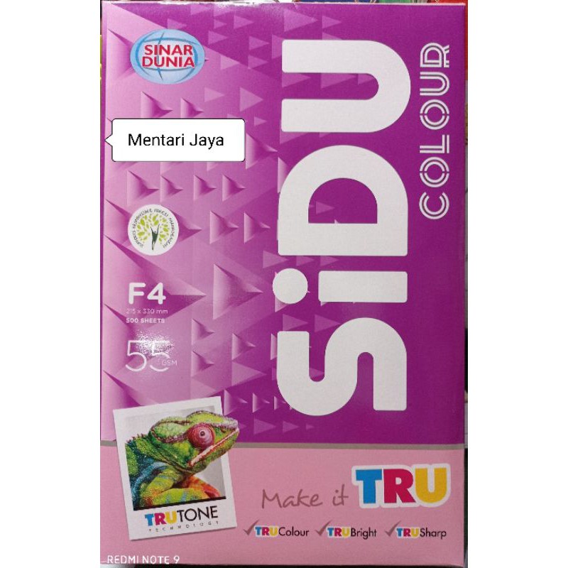 

kertas folio warna 55gsm SINAR DUNIA