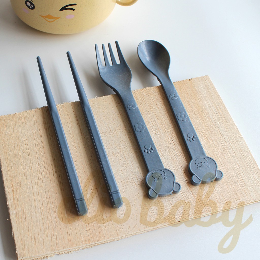 SET Perlengkapan makan anak SET tempat makan anak lucu Set piring anak sekat murah Tableware Anak