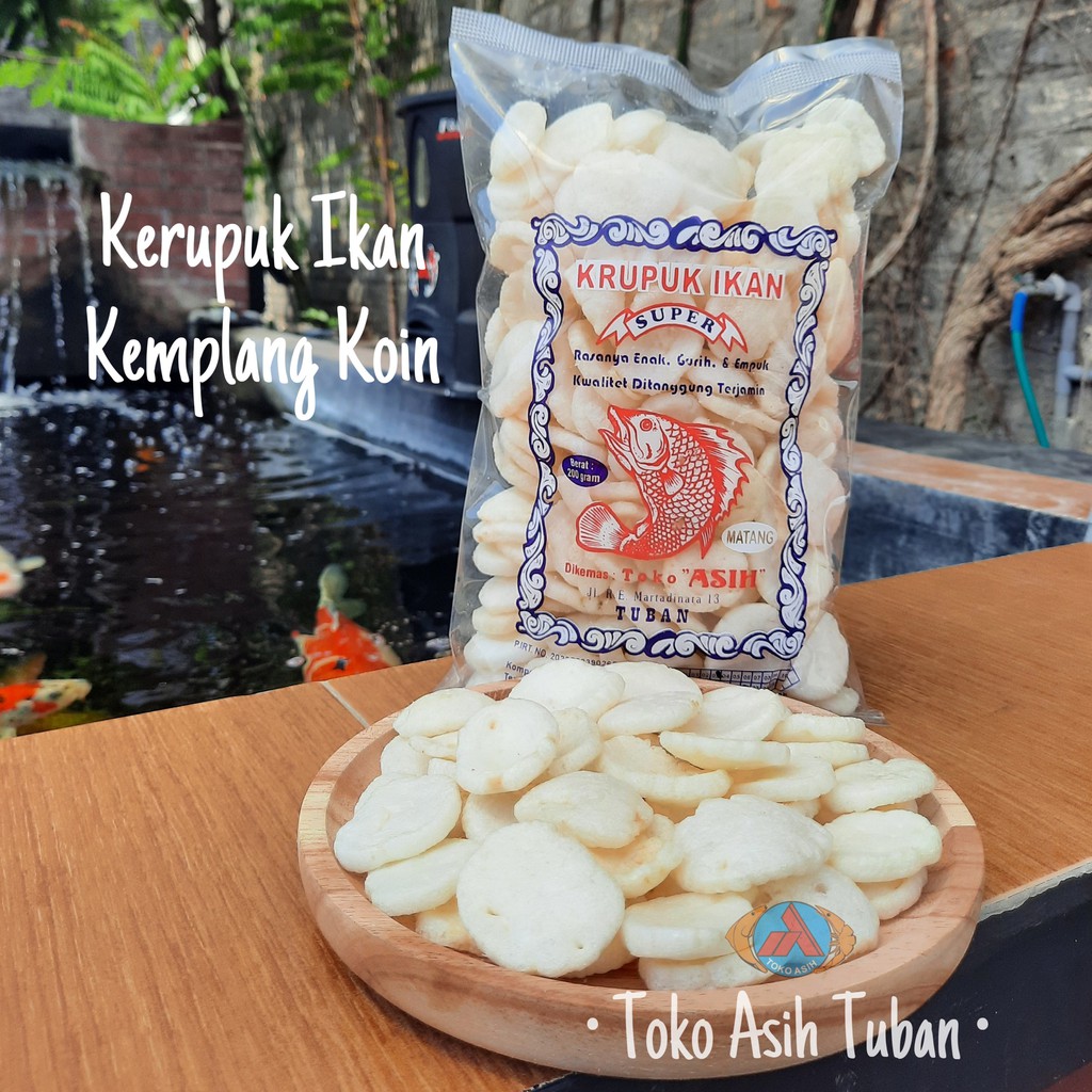 

Kerupuk Ikan Kemplang Koin / Krupuk Ikan Kemplang Koin (Matang) - Toko Asih / Kemplang Ikan Tengiri Koin Bulat Kecil / Kerupuk Palembang / Kancing / Mini / Coin