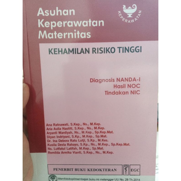 Asuhan Keperawatan Maternitas Kehamilan Resiko Tinggi