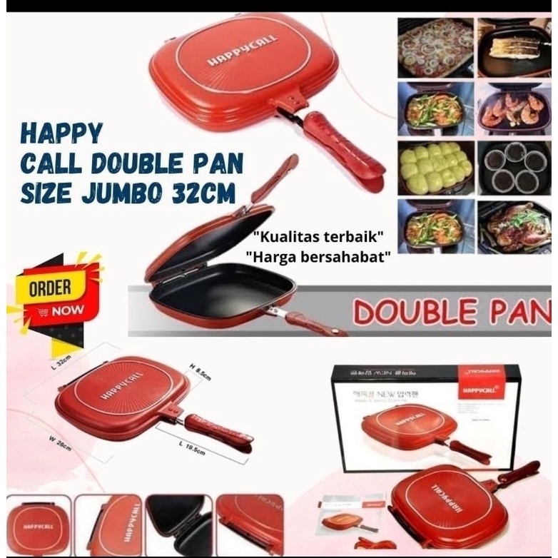 hapycall double pan uk besar