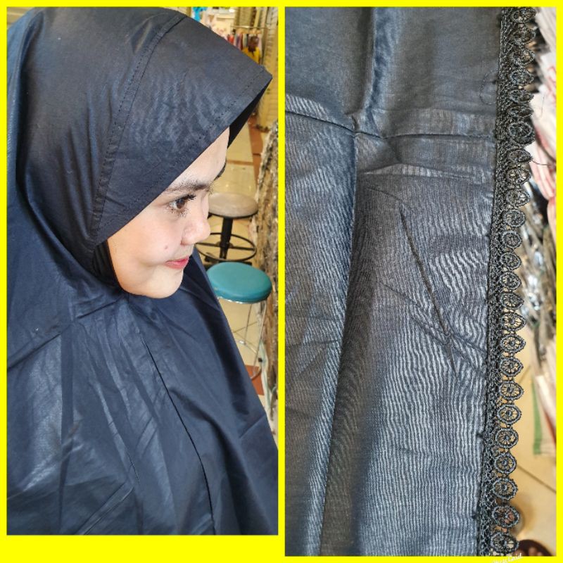 BERGO PET KATUN POLOS JUMBO HITAM