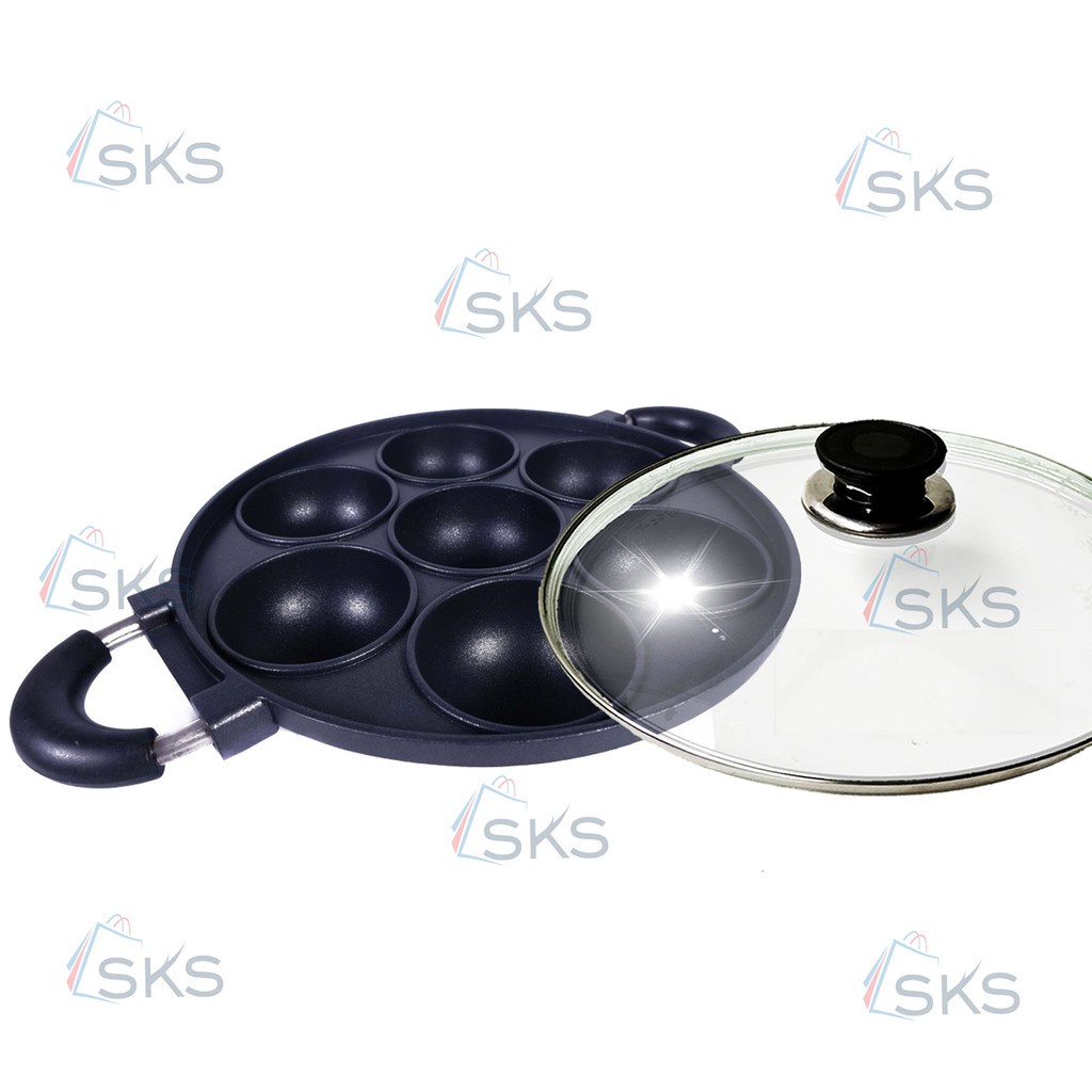 Cetakan Kue Bikang Apem 7 Lubang Anti Lengket