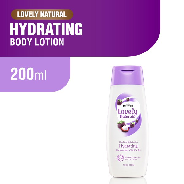 Emeron Lovely Natural Hydrating Body Lotion 200 mL Shopee Indonesia