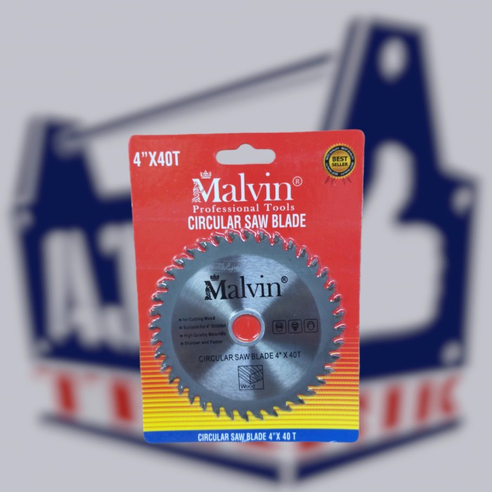 Diamond whell Malvin kayu 4 inch circular Saw Blade mata potong kayu