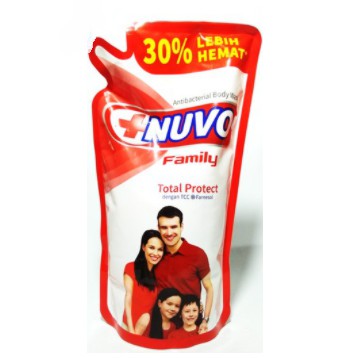 Nuvo Body Wash 825 Ml Refill Merah