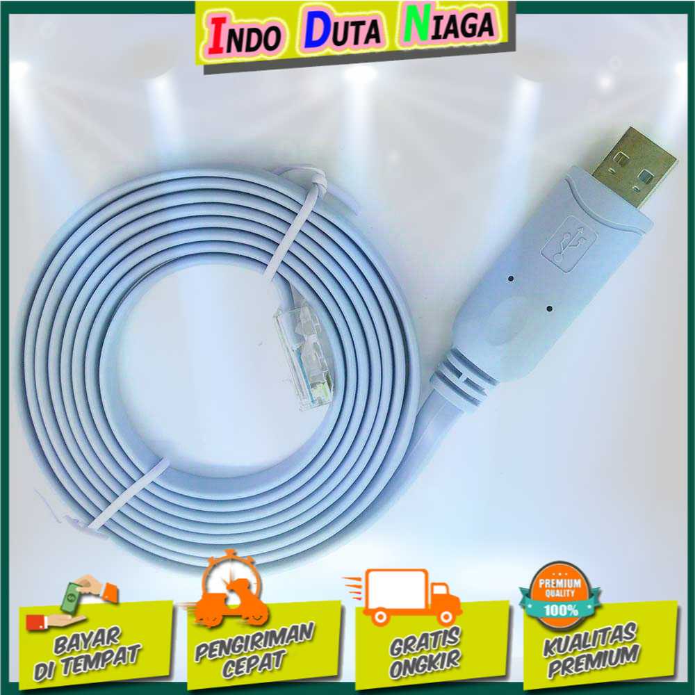 IDN TECH - Prolific Console Cable USB RS232 to RJ45 Cisco Huawei Router PL2303RA