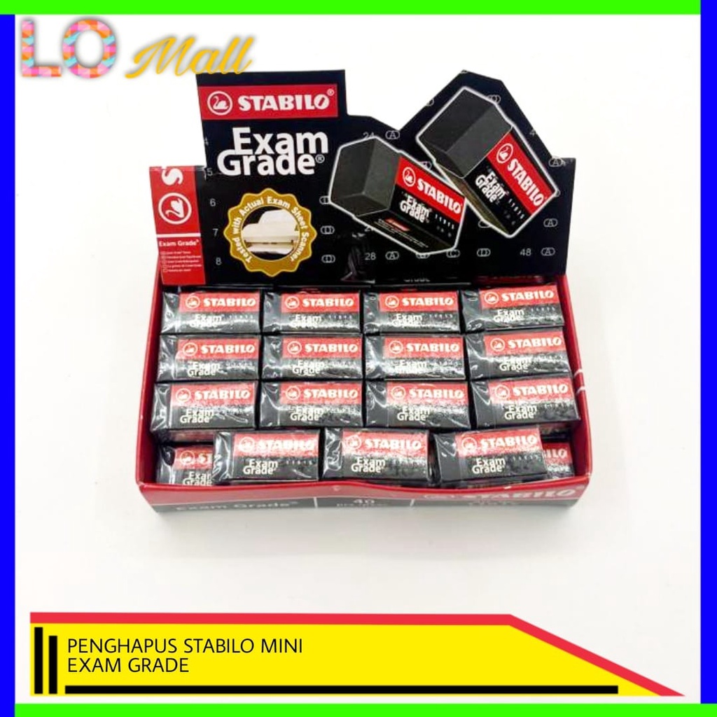 

Penghapus Pensil 2B Stabilo / Stip B40 Hitam Grade Stabilo / Eraser Stabilo