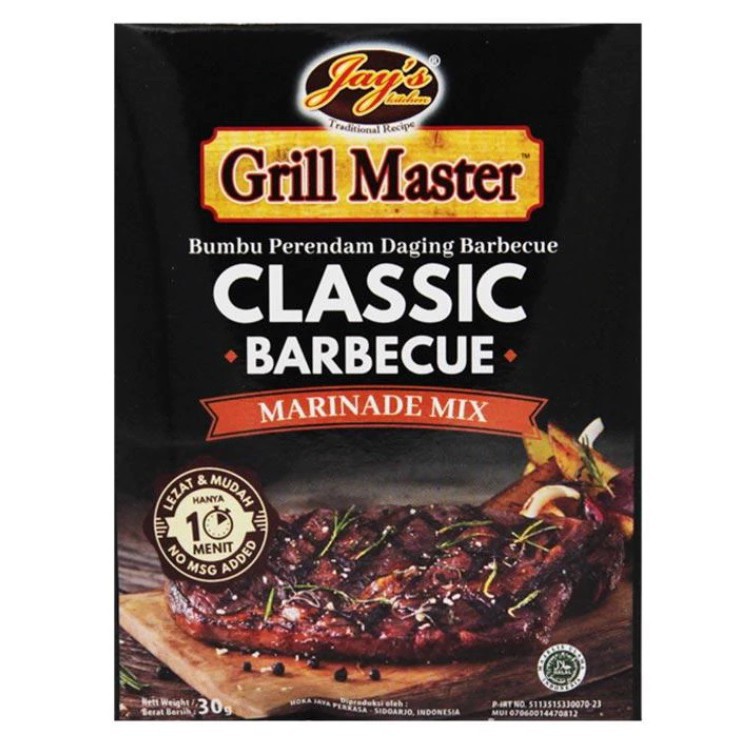 

Jay's Grillmaster Classic Barbeque / Bumbu Peredam Daging Barbeque