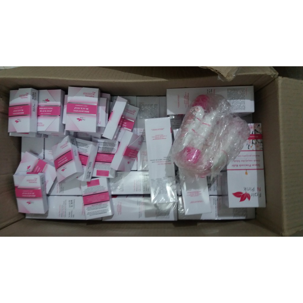 PAKET PERWATAN TUBUH DAN WAJAH|FAIR N PINK|AMAN|ORI