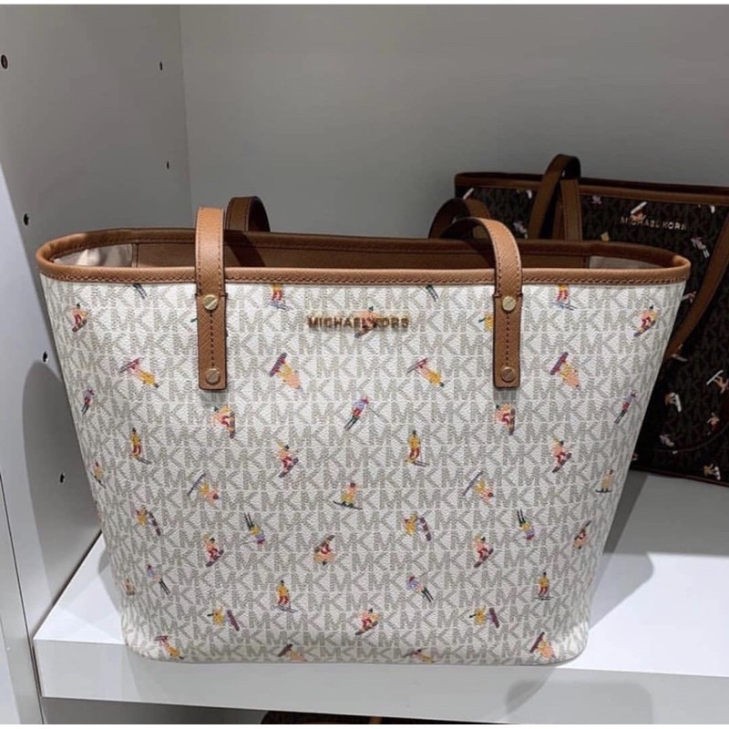MK Aspen Tote Vanilla