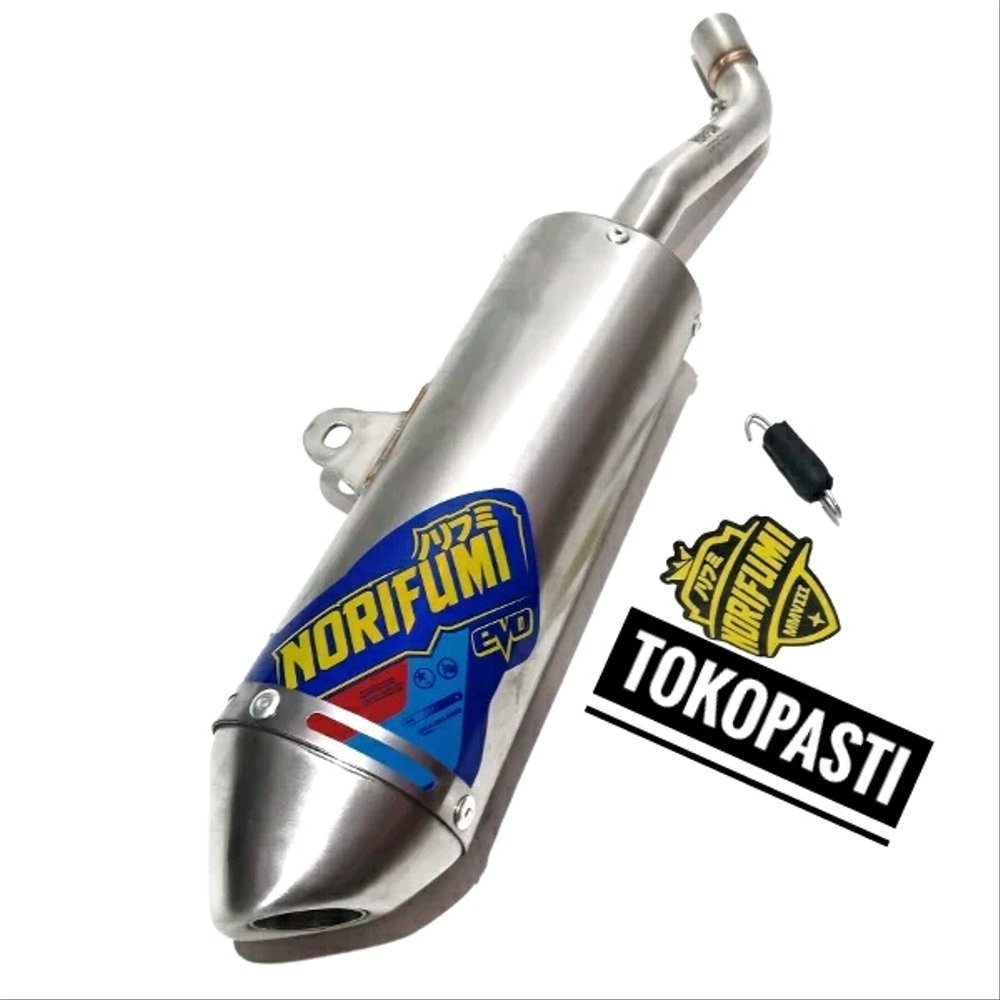 Knalpot Norifumi Silencer 2 Stroke Tak - Modif Trail Yz F bac 83