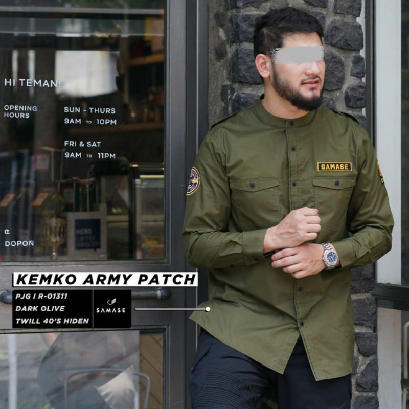 SAMASE-KEMKO ARMY LOOK PATCH (R013)