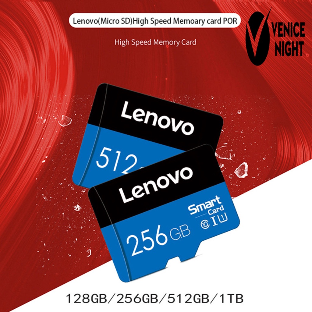 (SC) Kartu TF / SD Card Mini 16GB / 32GB / 64GB / 128GB / 256GB / 512GB / 1TB Untuk Lenovo