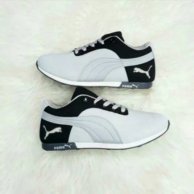 Sneakers puma abu hitam