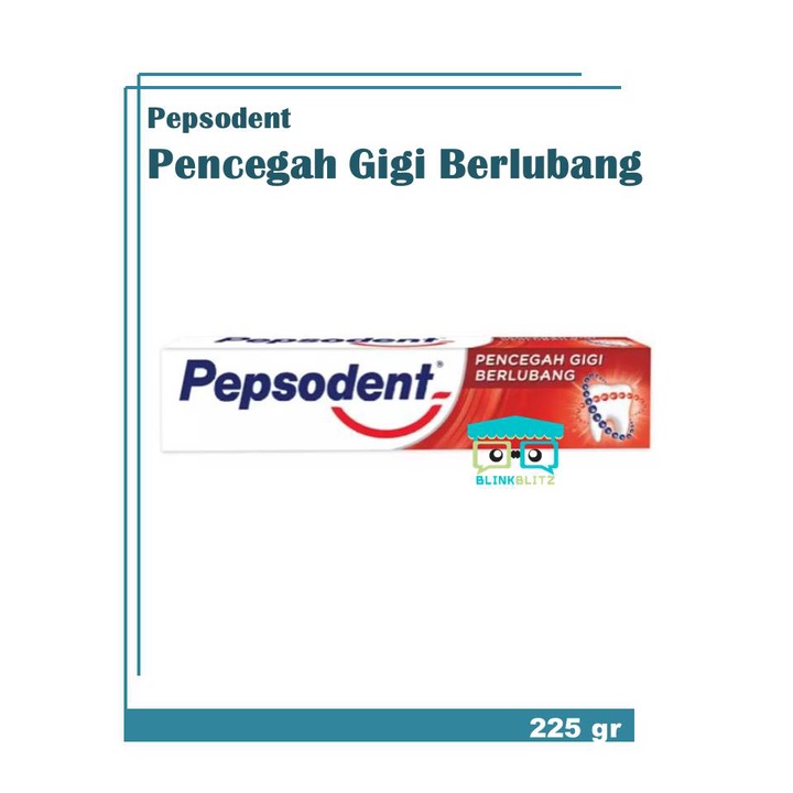 Pepsodent 225 gr Pencegah Gigi Berlubang Anti Cavity Pasta Gigi