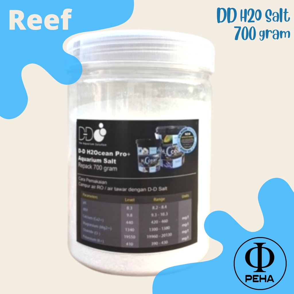 DD Salt H2 Ocean Natural Reef Salt Garam ASW - Garam Aquarium Air Asin - Garam Ikan Air Laut