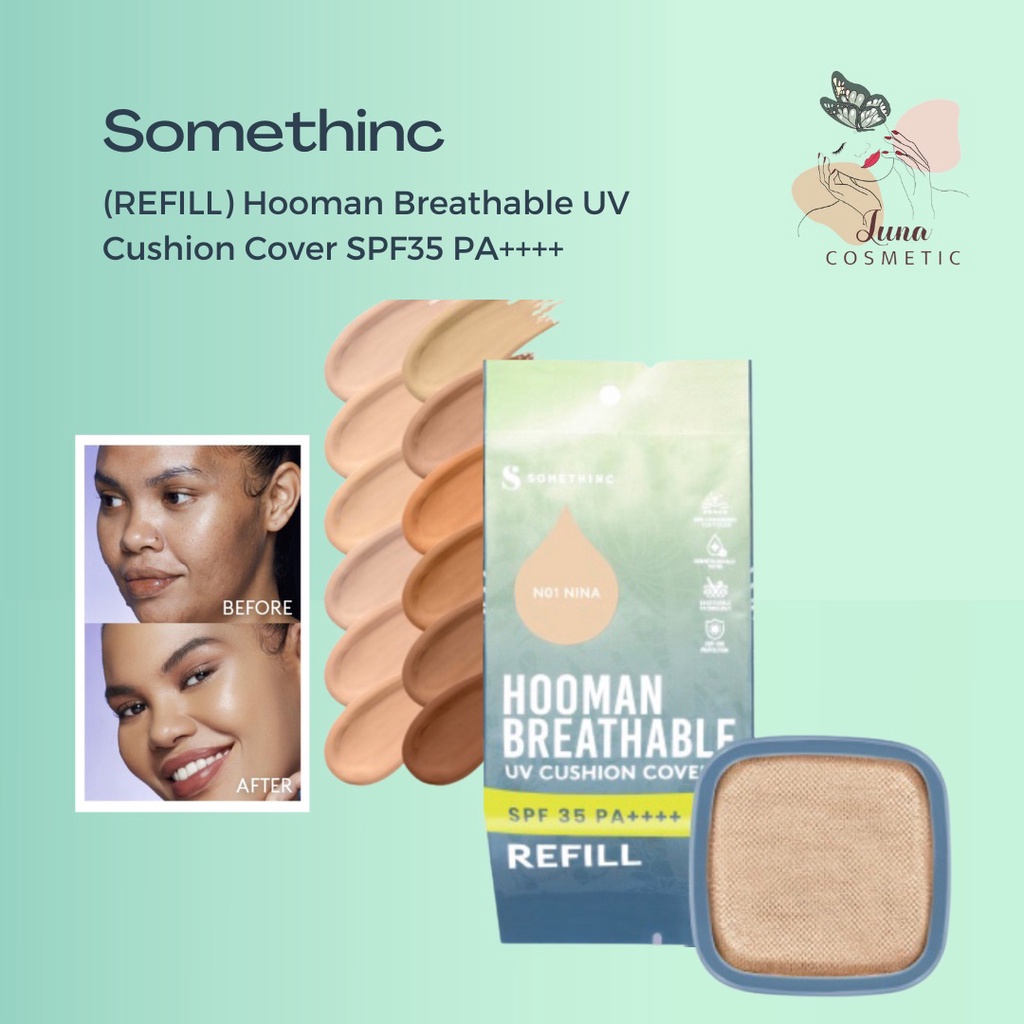 SOMETHINC (REFILL) Hooman Breathable UV Cushion Cover SPF35 PA++++
