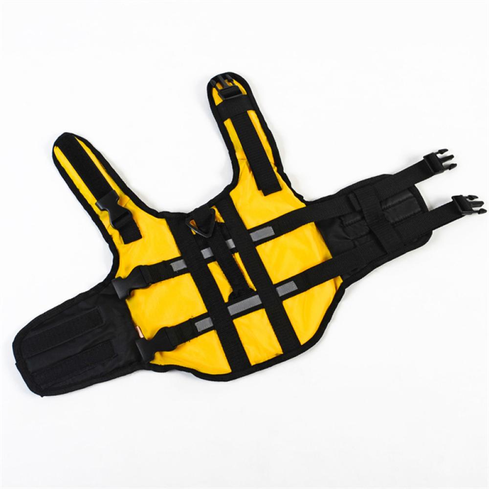 Timekey Rompi Pelampung Anjing Ukuran S-7XL Dengan Sayap Reflektif Untuk Musim Panas B7P5