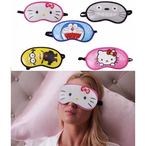 MASKER PENUTUP MATA GEL TIDUR MOTIF KARAKTER / MASKER MATA GEL / PENUTUP MATA GEL
