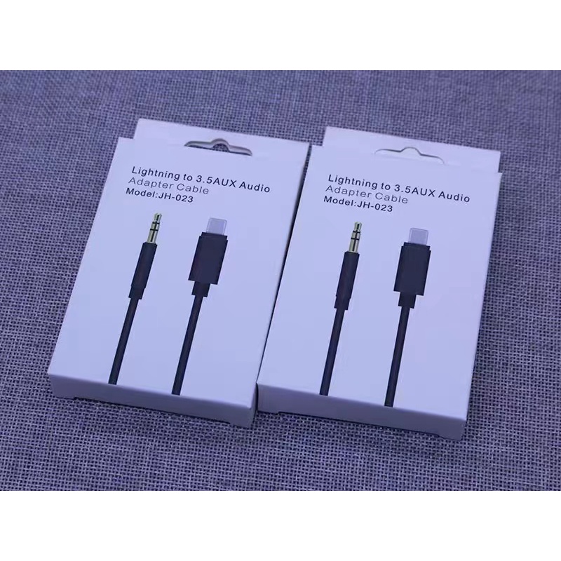 【CB013】Skyhigh Kabel Audio Jack Adapter 3,5mm to Lightning Panjang 100cm 1m HP Speaker Mobil cable Musik Spotify- AUX Cable
