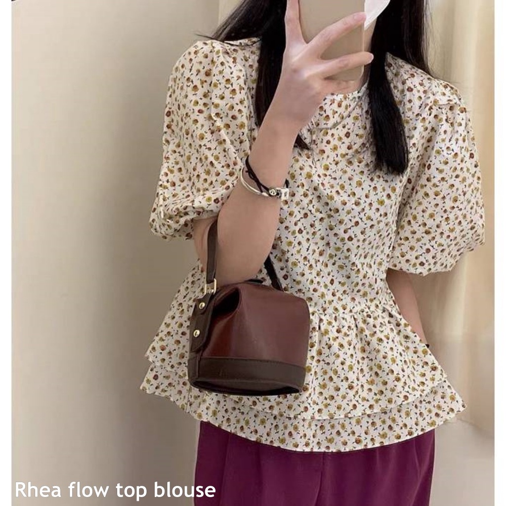 Rhea flow top blouse - Thejanclothes