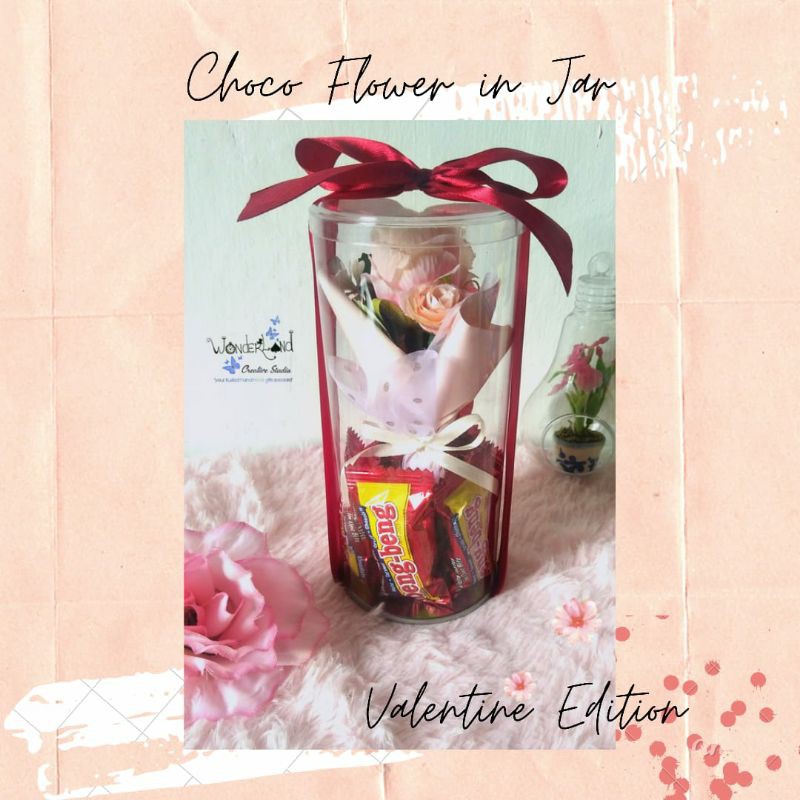 

Choco Flower In Jar (Coklat Valentine/ Buket Bunga)