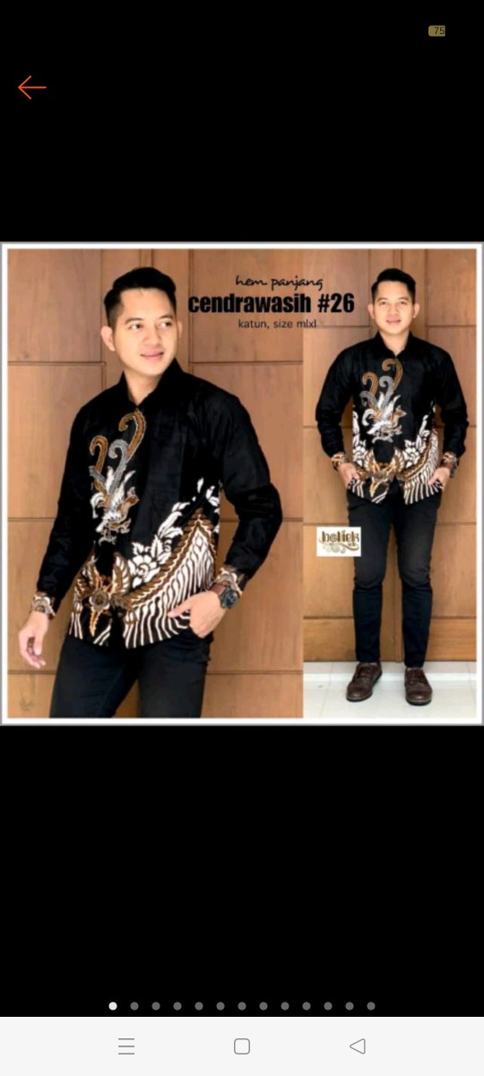Baju Batik Pria Gus Azmi Syubbanul Muslimin Batik Katun Halus Hadroh Azzahir Santri Muslim, Moderen