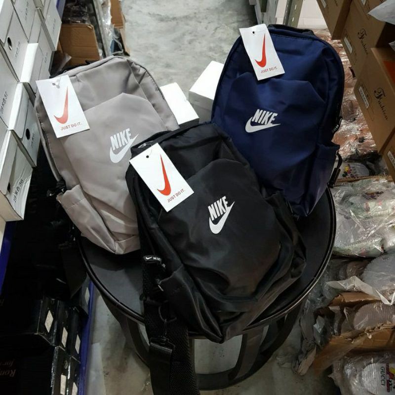 Nike Canvas Casual Shoulder Bag Unisex YSFJ2242 Waistbag import batam
