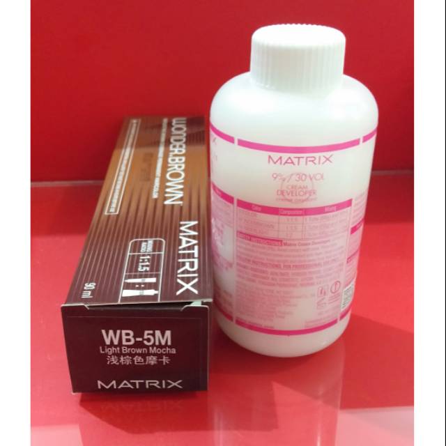 MATRIX WONDER BROWN WB-5M 90ML + PEROXIDE 9% 135ML