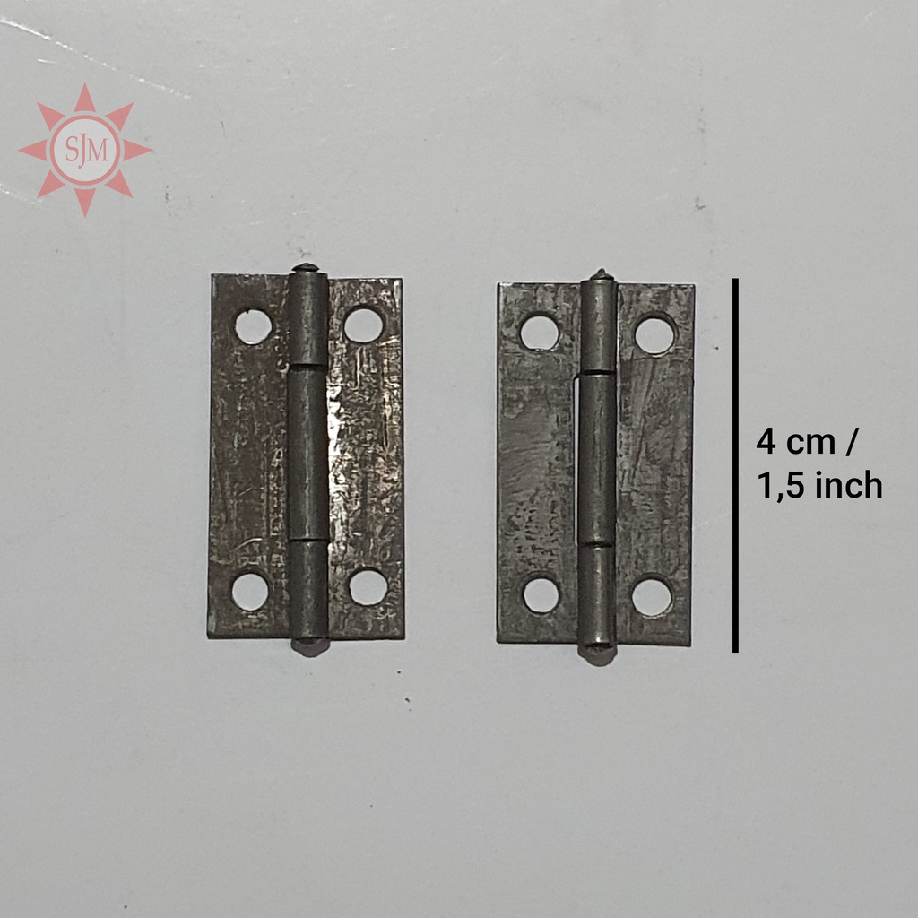 Engsel Plat Tipis 1,5 Inch 12 Pasang