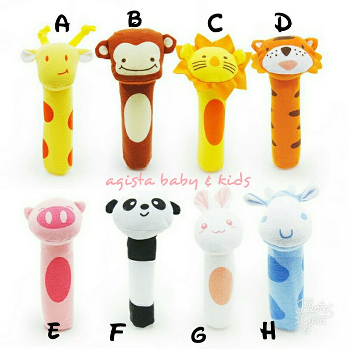 Galaxy's  Mainan bayi rattle/ rattle stick/ boneka bayi/ boneka bunyi