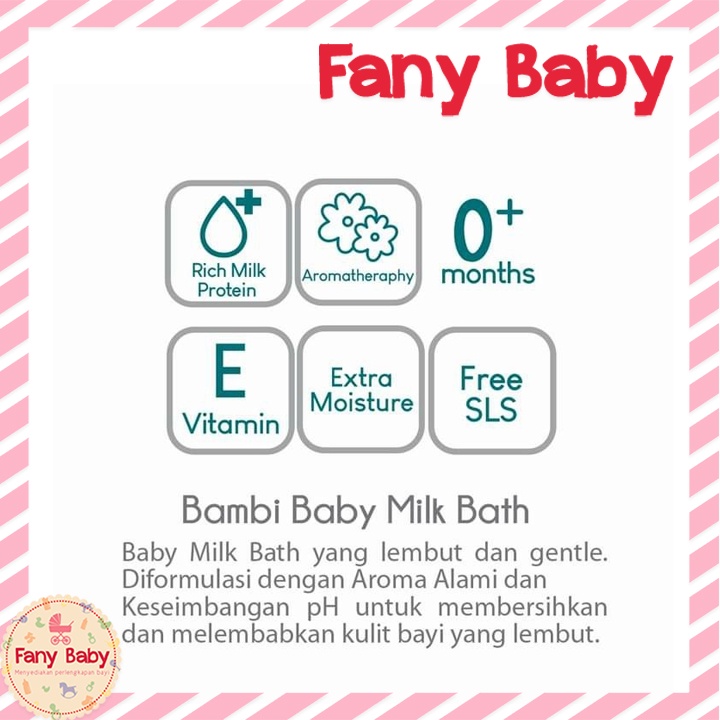 BAMBI BABY MILKY BATH MILKY SMOOTH 100ML