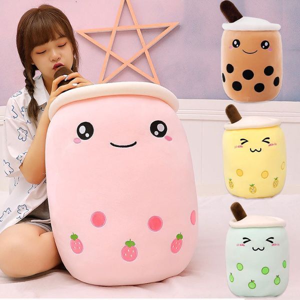 BONEKA BANTAL BOBA BUBBLE MILK TEA JUMBO