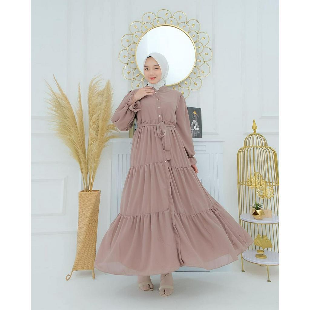 LIMITED - MARYAM DRESS GAMIS ELEGAN WANITA CERUTY BABYDOLL PREMIUM