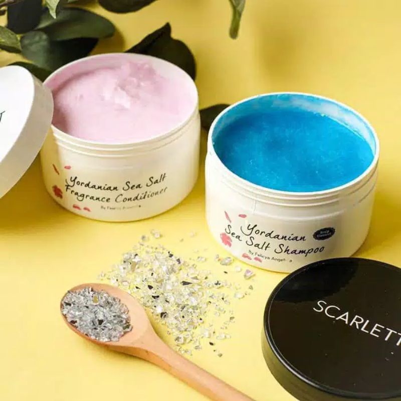 SCARLETT SERIES Shower Scrub/ Body Scrub/ Body Lotion/ Hair Treatment/ Face Care Brightening &amp; Acne