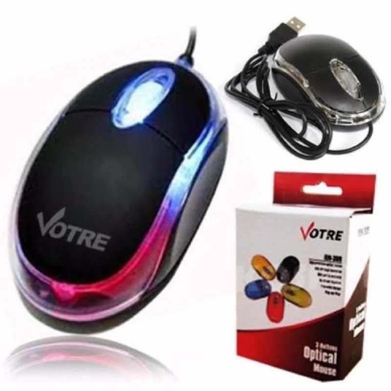 PROMO MOUSE ADVAN KABEL KM309 ORIGINAL LED