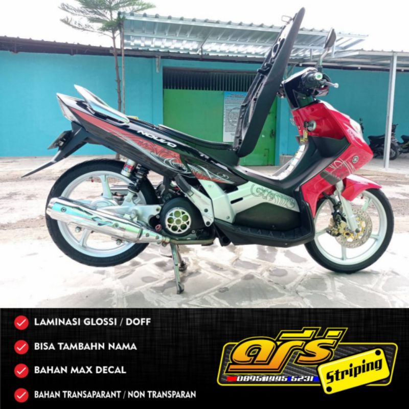 Striping Nouvo Z transparan Variasi