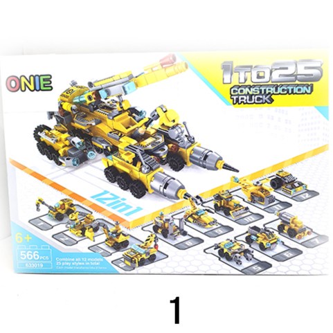 Mainan Lego Block Brick 12in1 - konstruksi truk