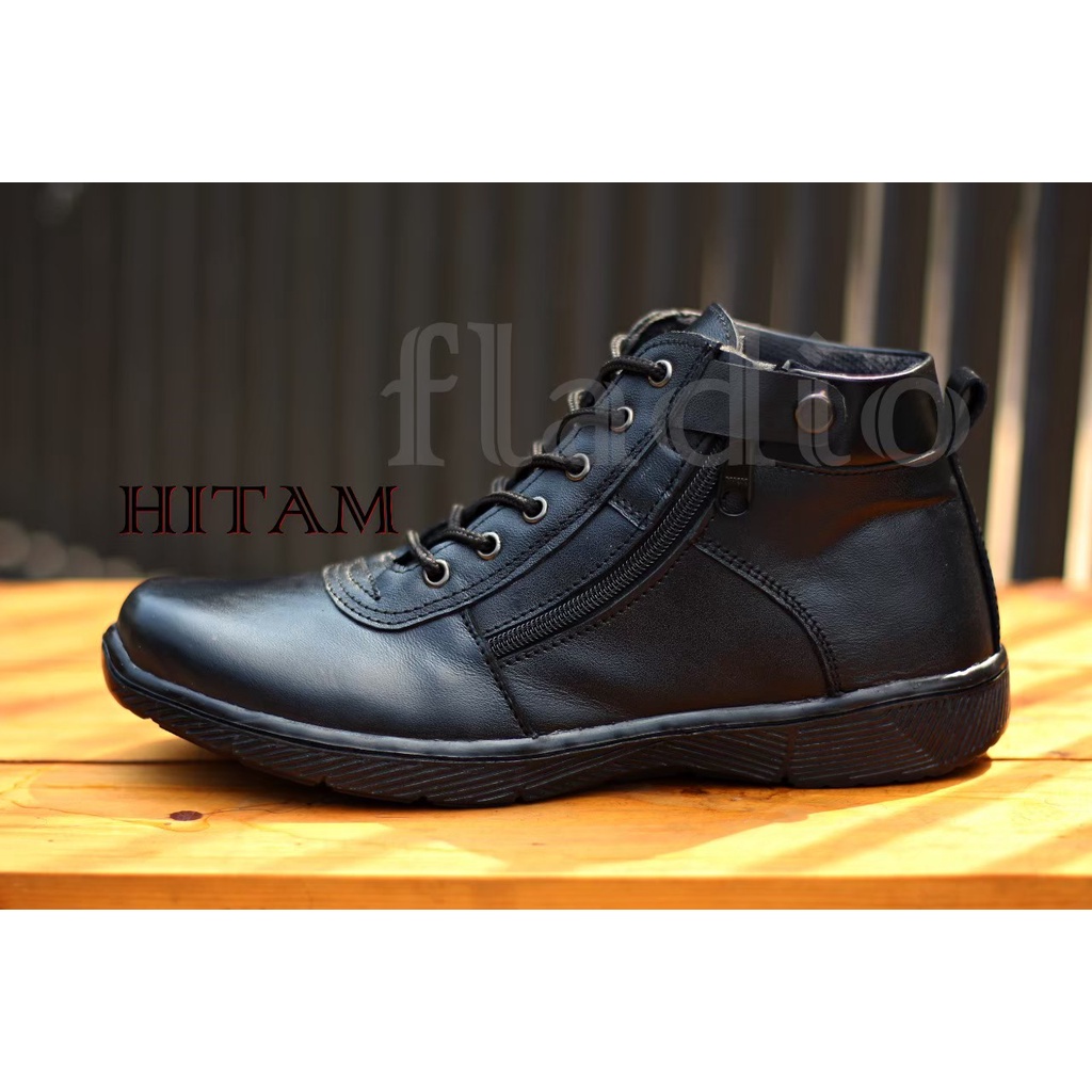 Sepatu Pria Boots Kulit Asli Original Fladio Sepatu Kerja Pria Sepatu Boot Pria Sepatu Pria Murah