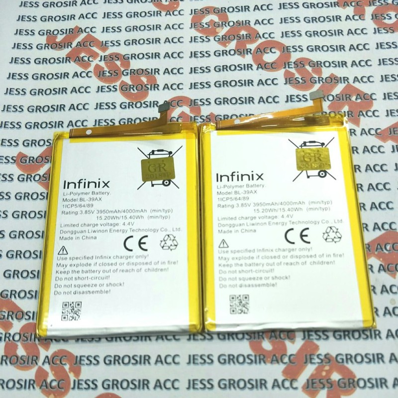 Battery Batre Baterai Infinix Hot 4 Max - Hot 4 Lite X557 BL-39AX BL39AX BL 39AX